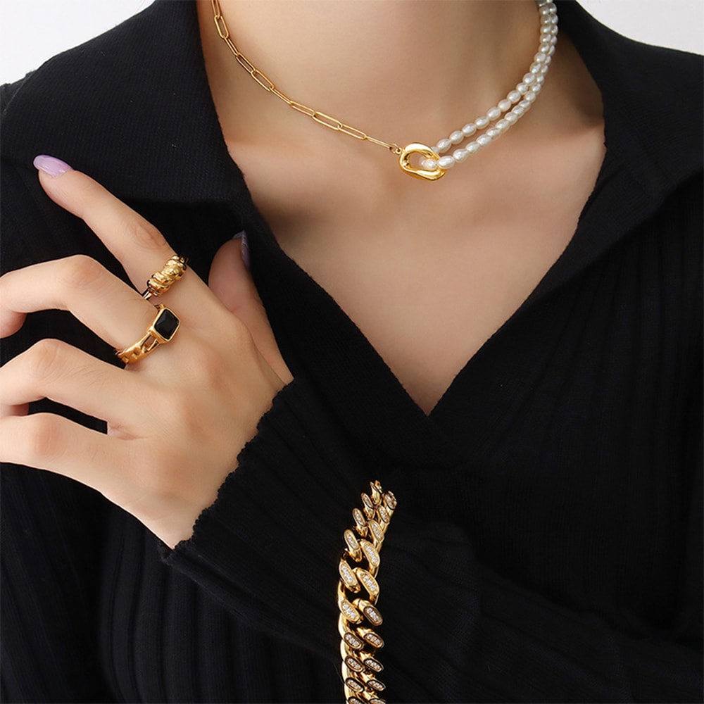 Ophelia Chain & Pearl Collar