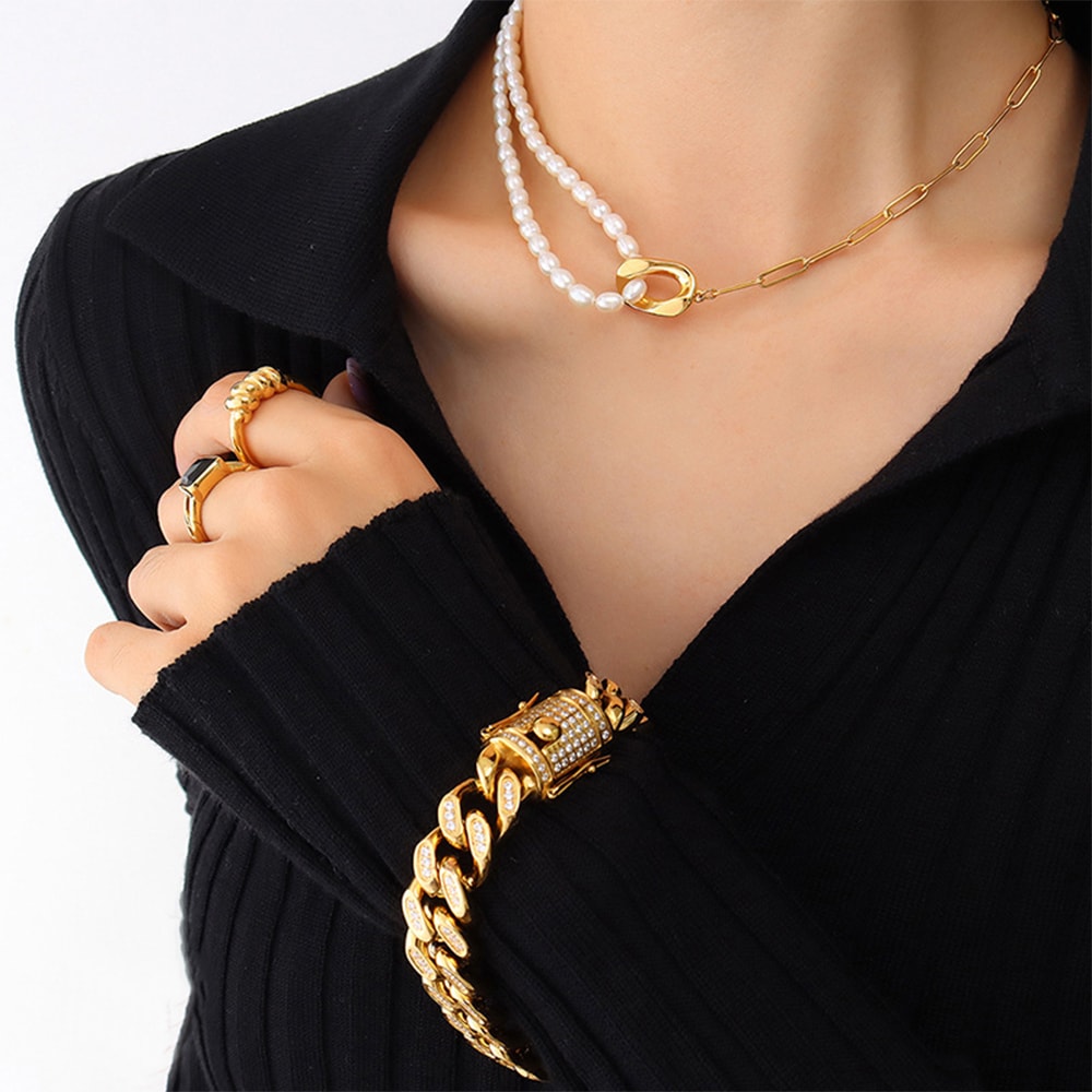 Ophelia Chain & Pearl Collar